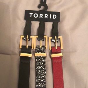Torrid size 1 fashion belts